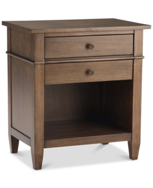 Simpli Home Thompson Bedside Table In Brown