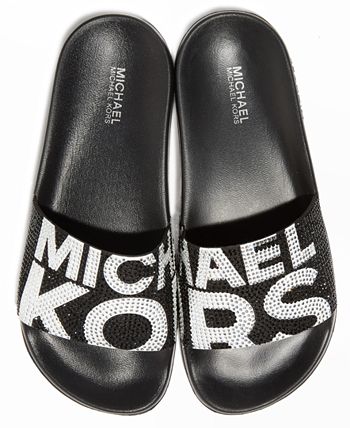 Michael kors women's cheap gilmore pool slide sandals