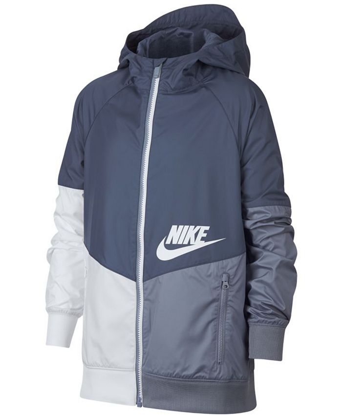 Nike Big Boys Sportswear Windrunner Zip-Up Hoodie - Macy's