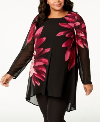 alfani plus size tunics