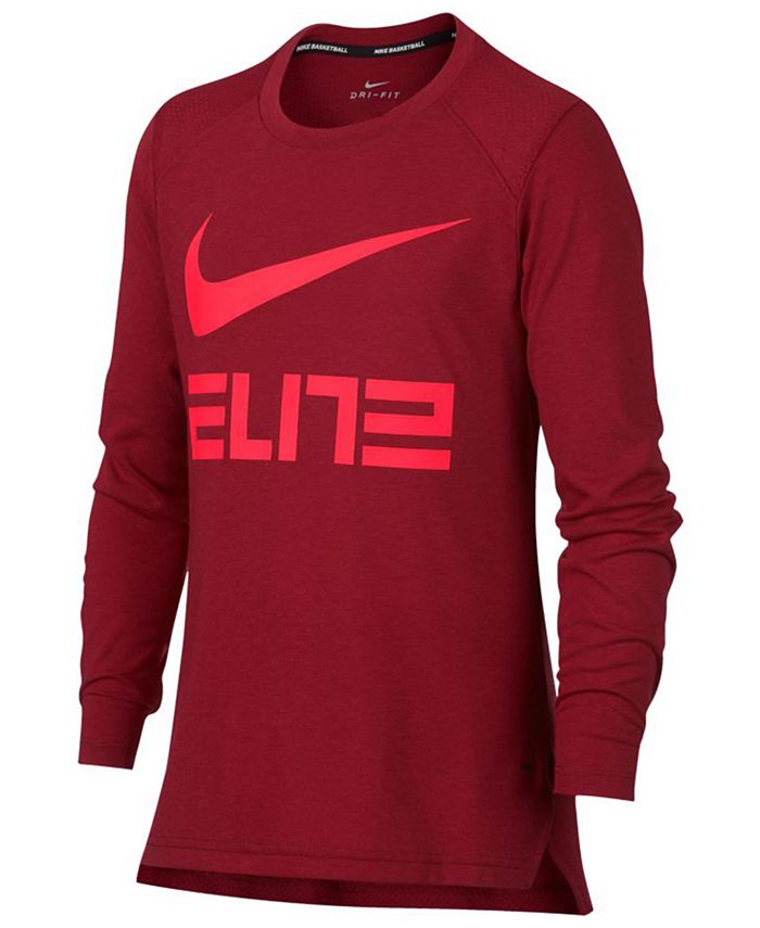 Nike Big Boys Elite-Print T-Shirt - Macy's