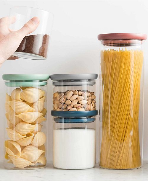 Berghoff Leo Collection 3 Pc Glass Food Storage Container Set