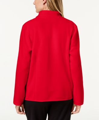 Karen Scott Zeroproof Fleece Jacket, Created for Macy's - Macy's