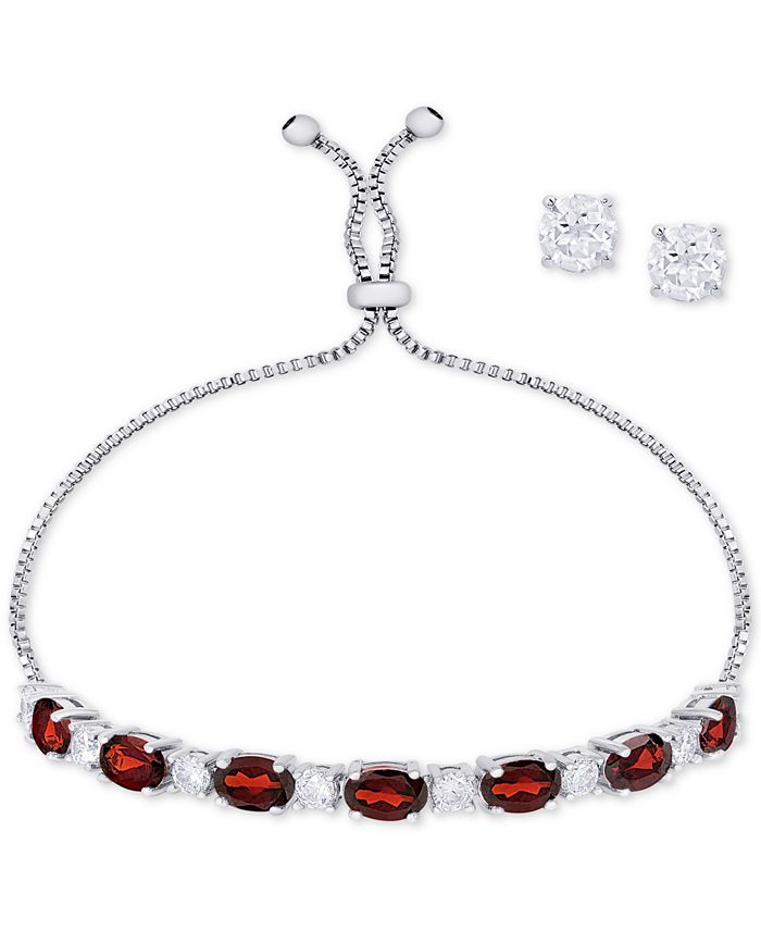 Macy's garnet new arrivals bracelet