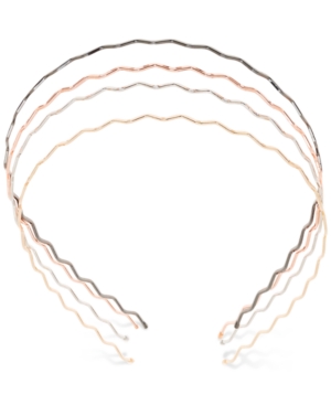 image of France Luxe Multi-Tone 4-Pc. Set Wave Headbands
