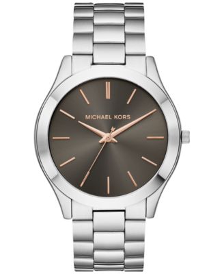 Michael Kors Unisex Slim Runway Stainless Steel Bracelet Watch 44mm ...