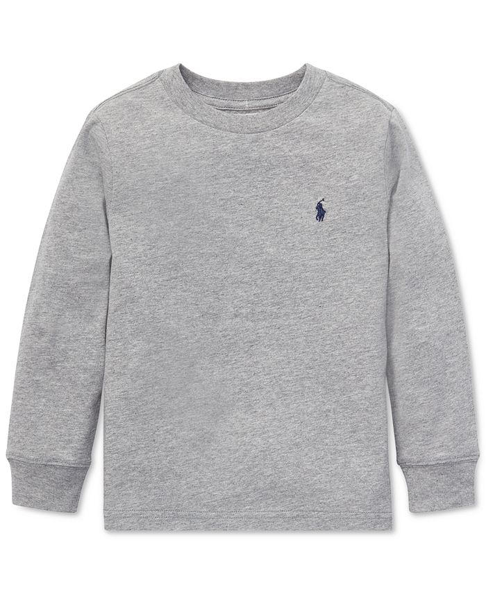 Polo Ralph Lauren Little Boys Cotton Long-Sleeve T-Shirt & Reviews ...