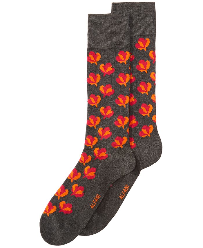 Alfani AlfaTech by Men's Maple-Leaf Socks, Created for Macy's - Macy's