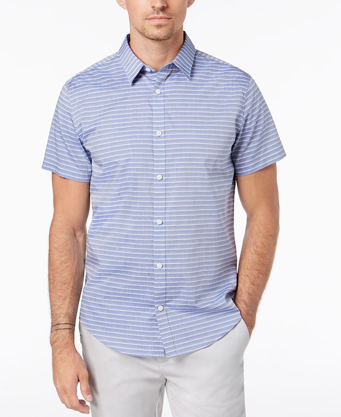 Calvin Klein Men's Horizontal Striped Shirt - Macy's