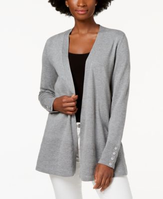 Charter Club Open-Front Cardigan, Created for Macy's - Macy's