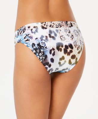 Bas De Bikini Kenneth Cole New York - Taille M, Noir, Taille Haute Tonifiante, Neuf