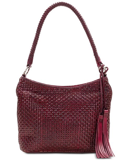 Patricia Nash Marcelli Woven Leather Hobo & Reviews Handbags & Accessories Macy's