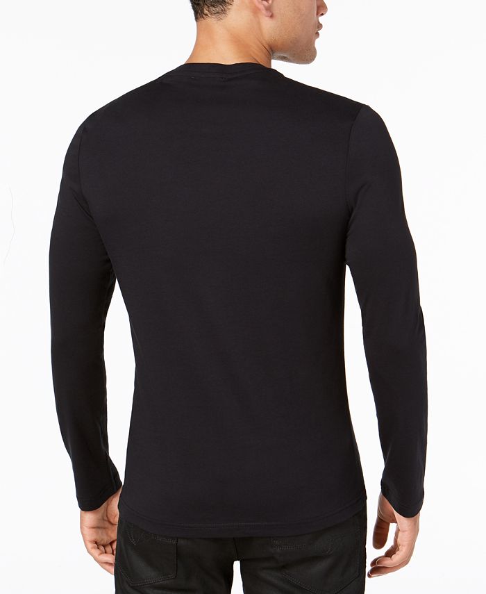 Versace Men's Long-Sleeve Graphic T-Shirt - Macy's