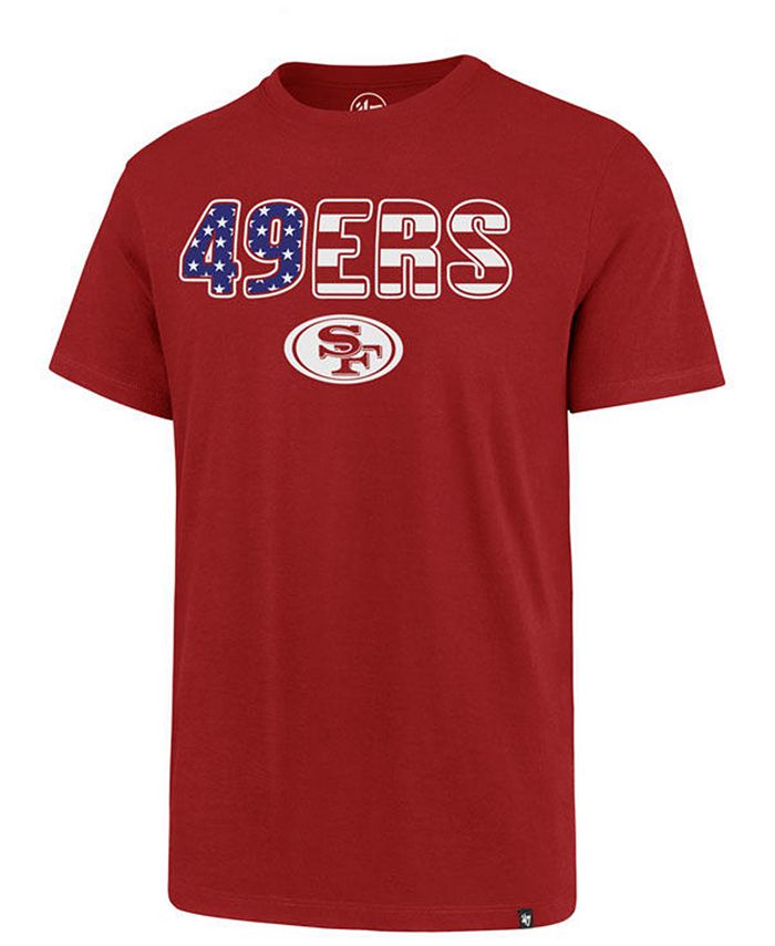 '47 Brand Men's San Francisco 49ers Spangled Banner Club T-Shirt ...