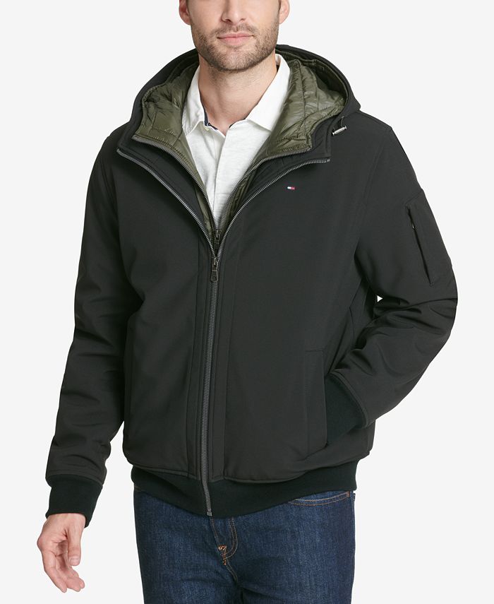 Tommy Hilfiger - Soft-Shell Bomber Hoodie Jacket