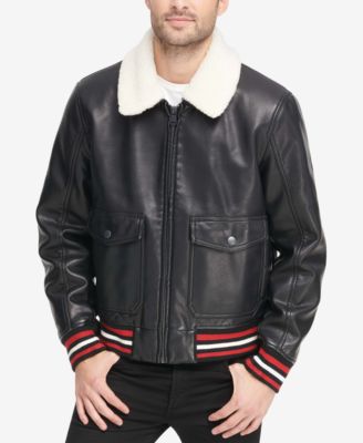 tommy hilfiger sherpa jacket mens