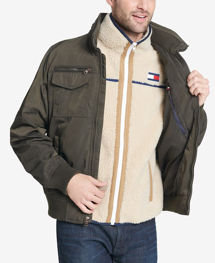 Tommy Hilfiger Men's FourPocket Filled Performance Bomber Jacket