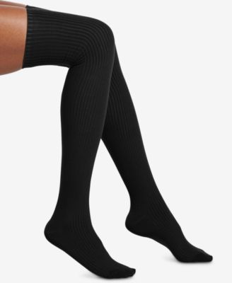 ribbed over the knee socks