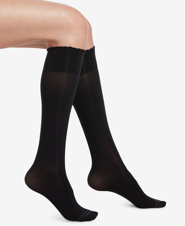 Hue Compression Opaque KneeHigh Socks Macy's