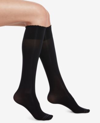 Hue Compression Opaque Knee-High Socks - Macy's