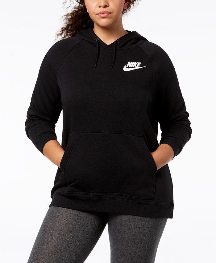 Nike Plus Size Sportswear Rally Fleece Hoodie - Macy's