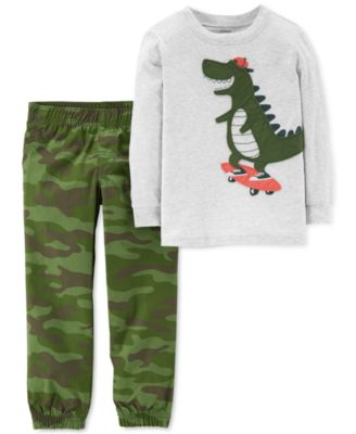 Carter's Baby Boys 2-Pc. Dino Cotton Set - Macy's