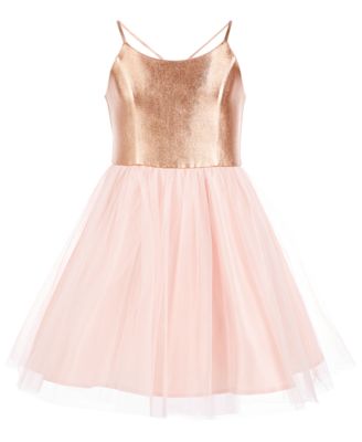 macy's big girl party dress