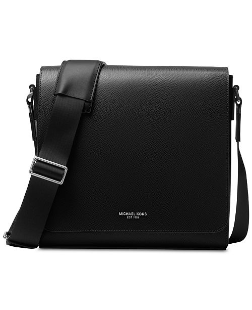 Michael Kors Men's Leather Medium Messenger Bag & Reviews All