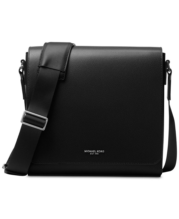 Michael Kors Men's Leather Medium Messenger Bag - Macy's