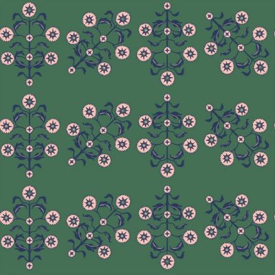 Novogratz for Block Print Floral Peel and Stick Wallpaper