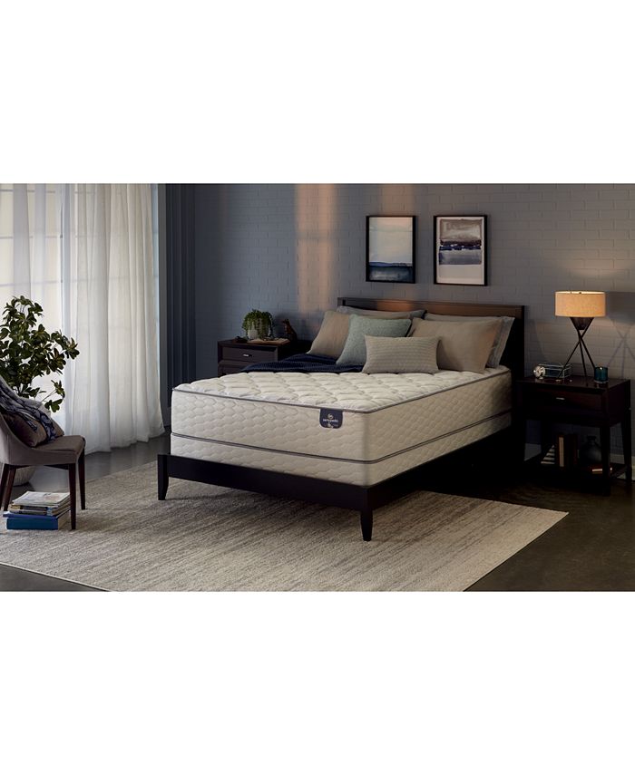 Serta Sertapedic 12.75" Doldfield Firm EuroTop Mattress Set Queen Macy's