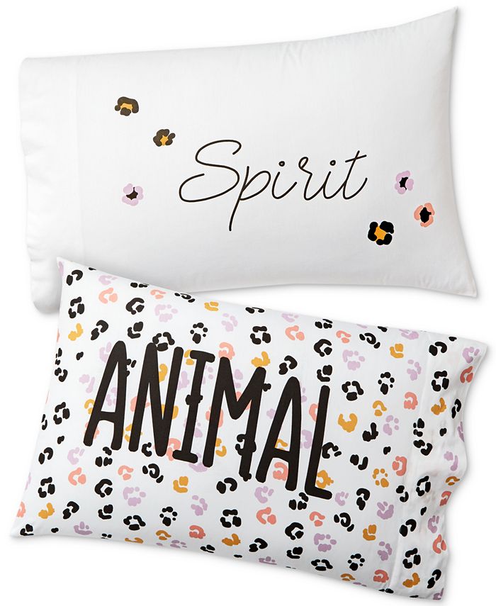 Martha Stewart Collection Set of 2 Paired Pillowcases, Created for Macy