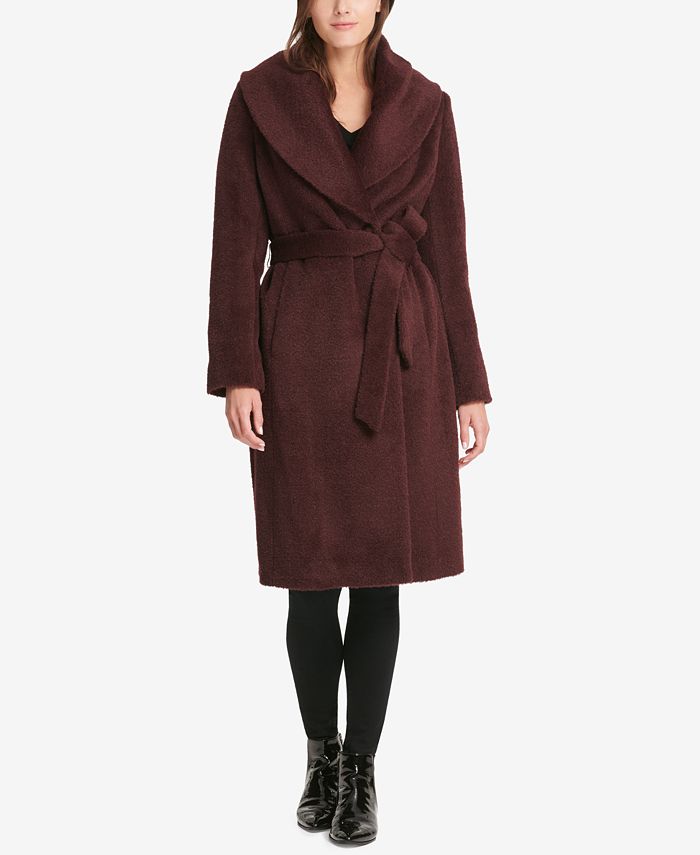 DKNY Belted Wrap Coat Created for Macy s Macy s