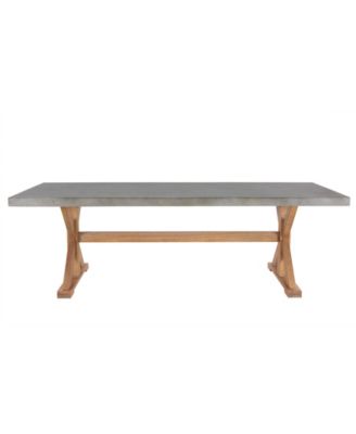 Dwell Home Inc. - Large Rectangle Concrete Top Dining Table