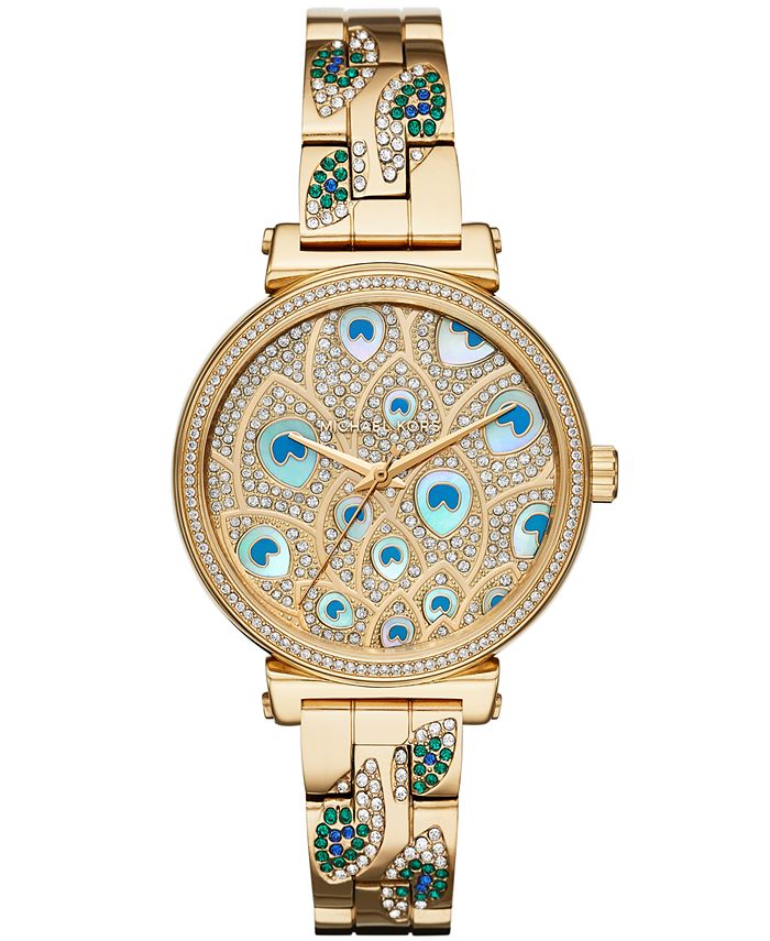 michael kors sofie gold watch