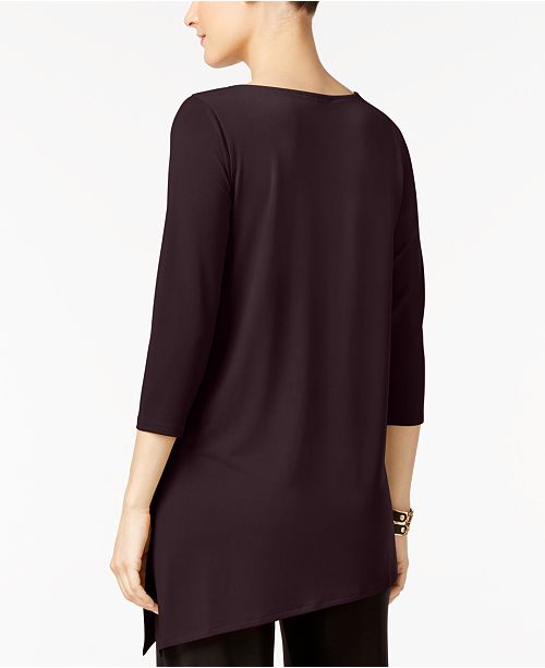Alfani Cold-Shoulder Asymmetrical Top, Created for Macy's - Tops ...