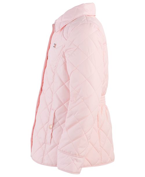 Tommy Hilfiger Toddler Girls Quilted Barn Jacket & Reviews Coats