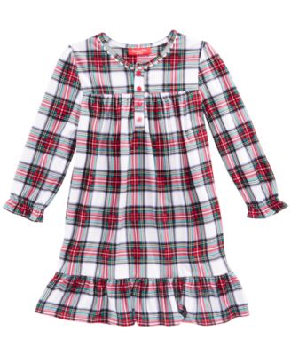 Family Pajamas - Matching  Stewart Plaid Nightgown, Available in Toddler and Kids, Created for Macy's