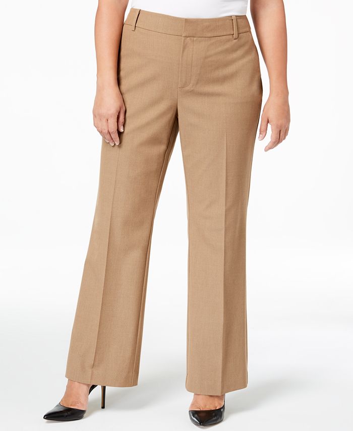 Charter Club Plus Size High-Waist Pants, Created for Macy's - Macy's