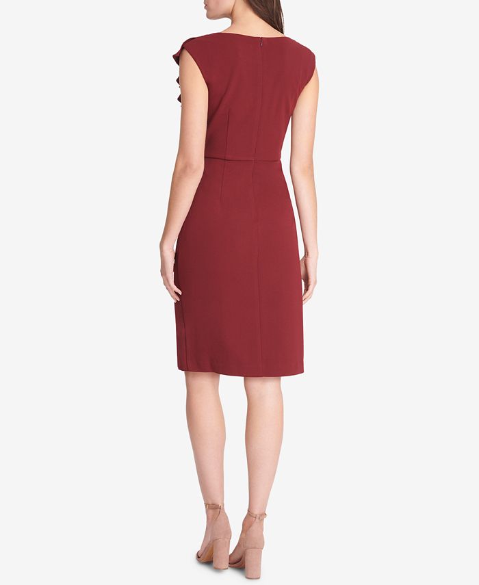 jessica howard petite ruffle scuba gown