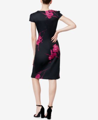 Betsey Johnson Floral-Print Sheath Dress - Macy's