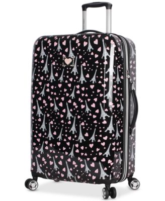 betsey johnson spinner luggage