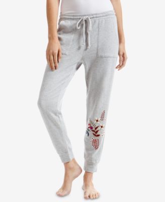 lucky brand embroidered sweatpants