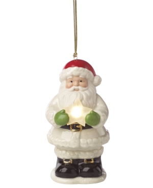Lenox Starry Lit Musical Santa Ornament