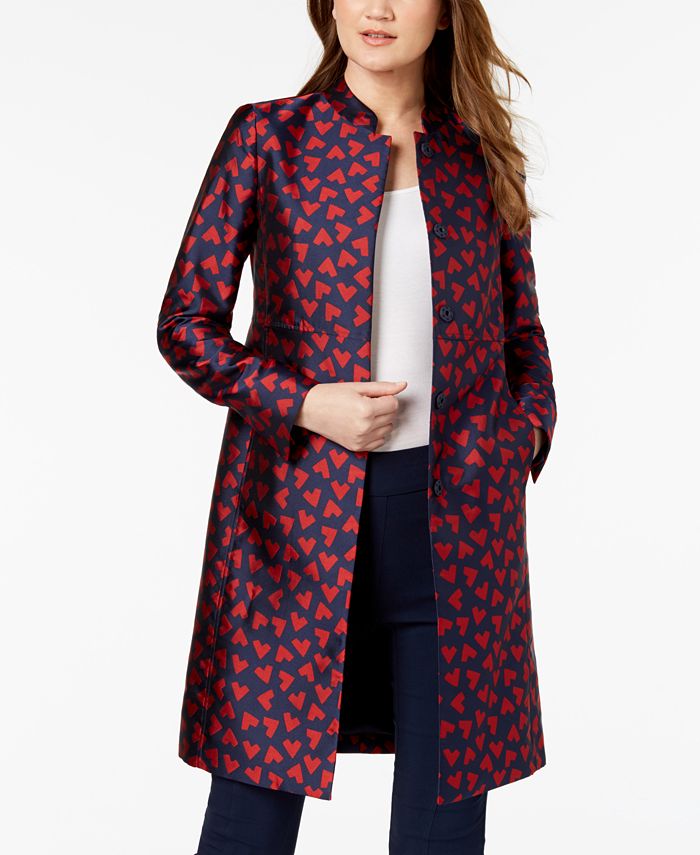 Anne Klein Printed Jacquard Jacket Macy s