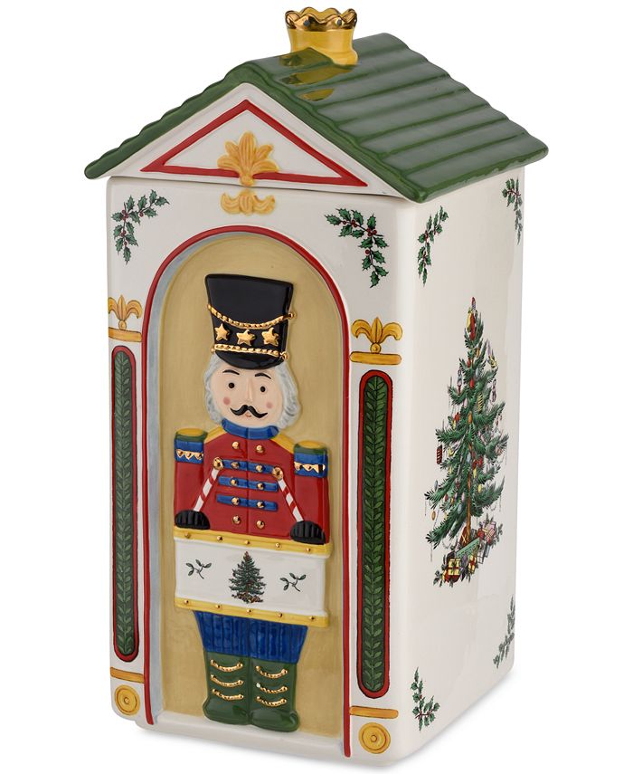 Spode Christmas Tree Nutcracker Cookie Jar Macy's
