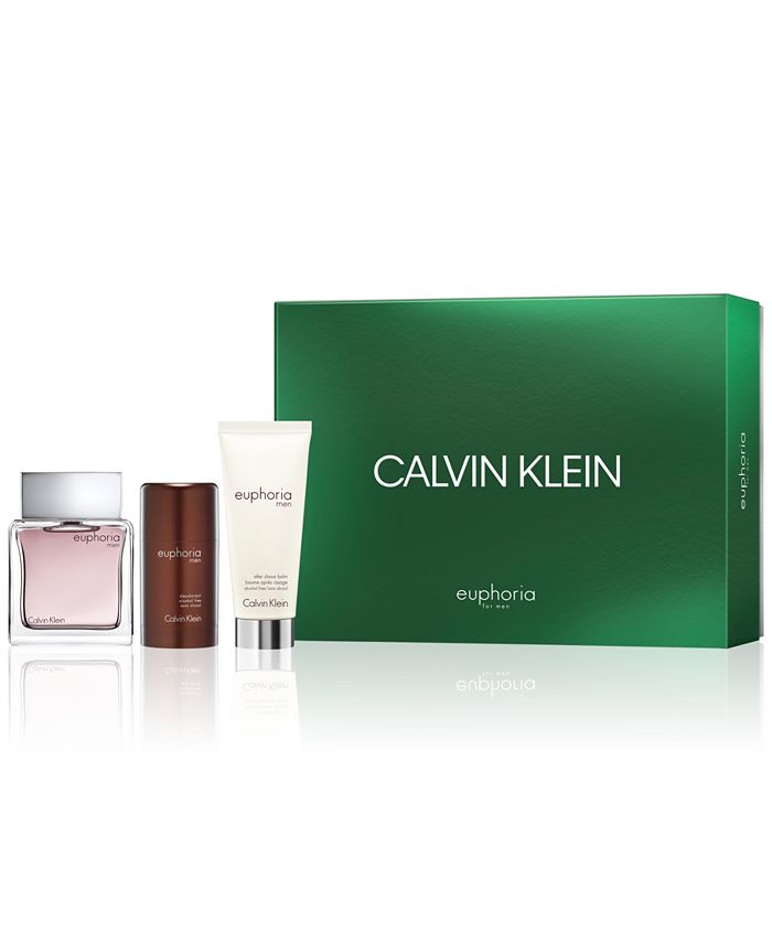 Calvin Klein Men's 3-Pc. Euphoria For Men Gift Set - Macy's