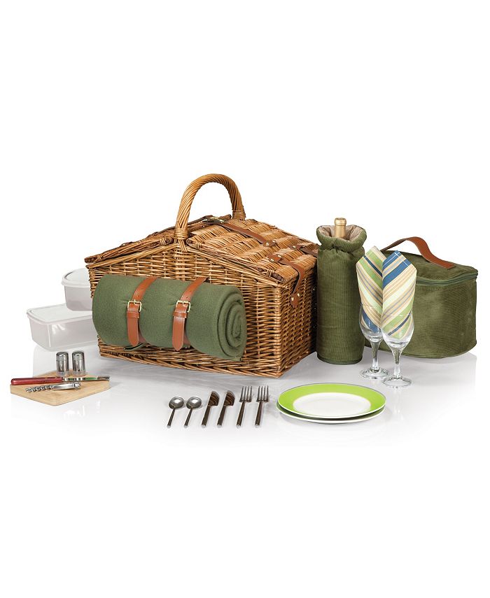Picnic Time Somerset Green Picnic Basket Macy's