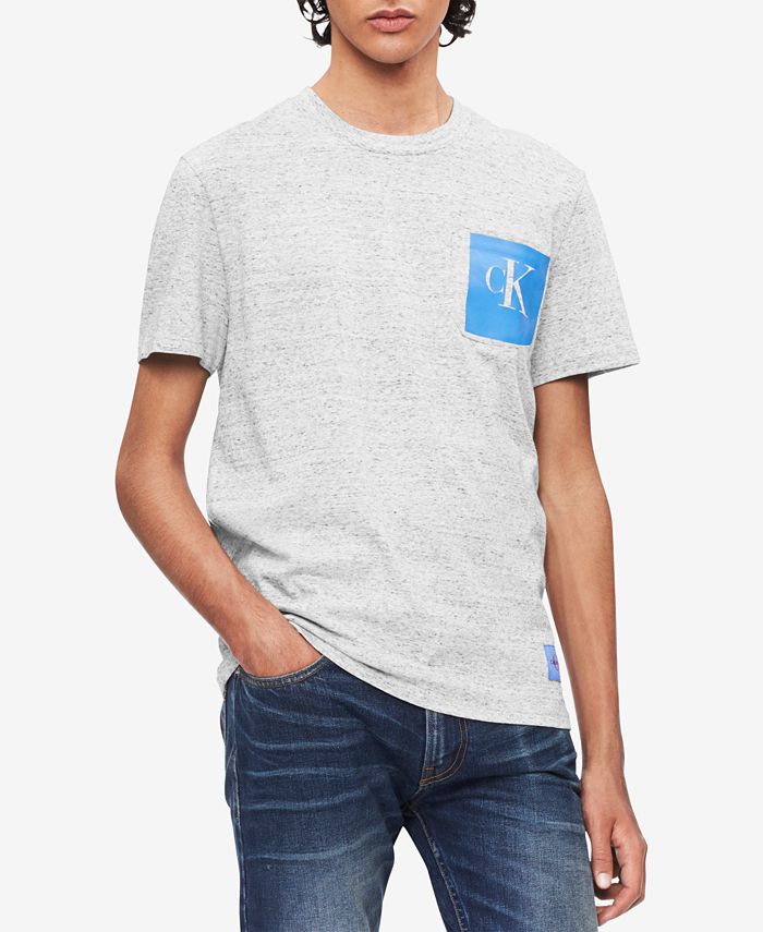 Calvin Klein Jeans Men's Shape Reissue Pocket T-Shirt & Reviews - T-Shirts  - Men - Macy's
