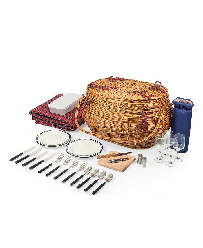 Picnic Time Red Highlander Picnic Basket Macy's